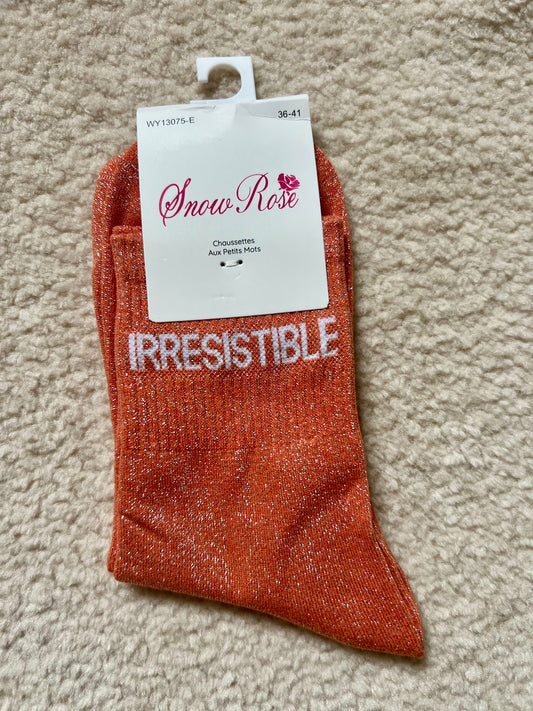 Chaussettes Brillantes "IRRESISTIBLE"