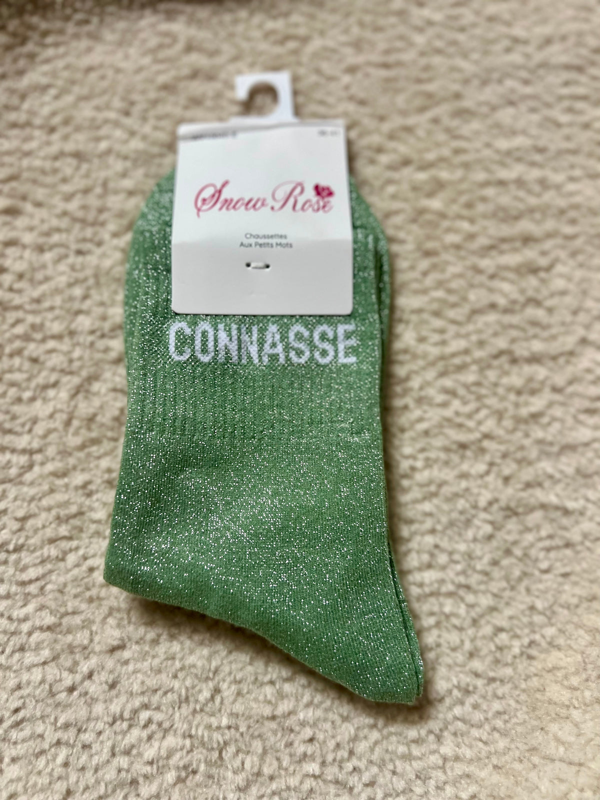 Chaussettes Brillantes "CONNASSE"