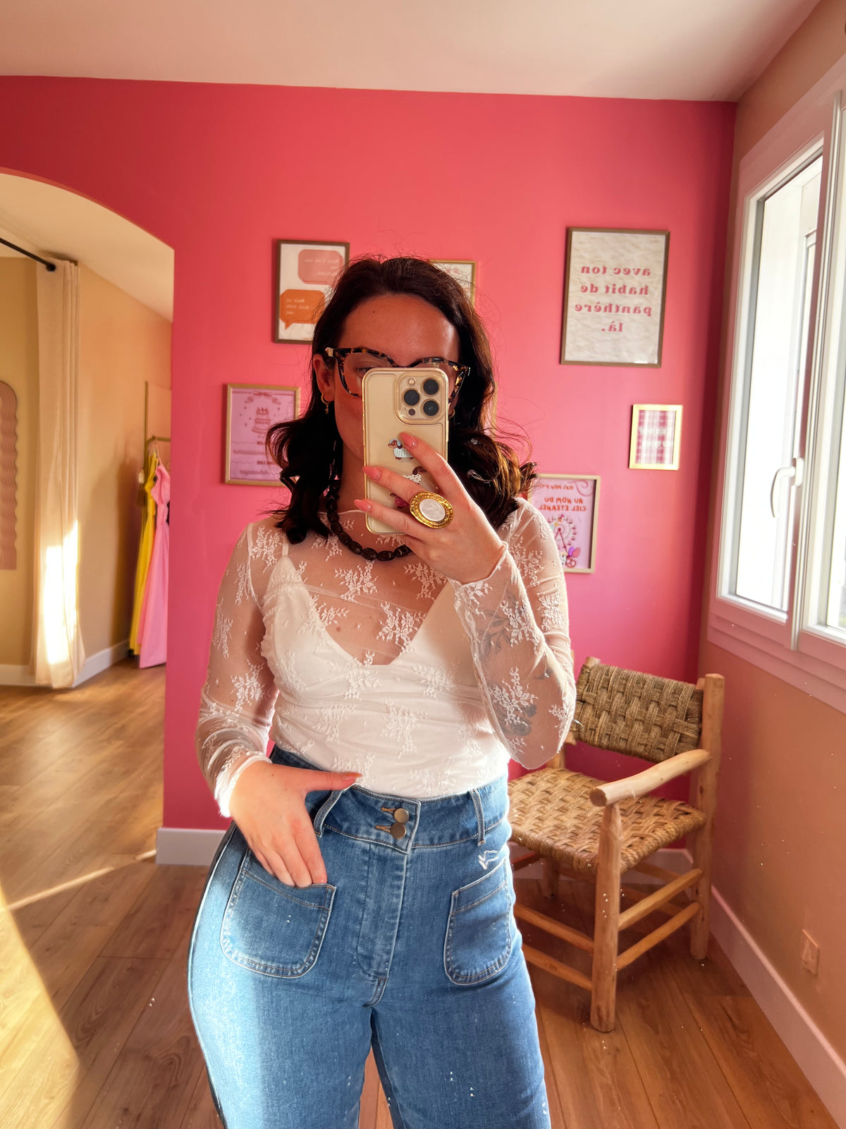 Top en dentelle Lucie