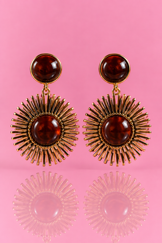Boucle d'oreille Soleil