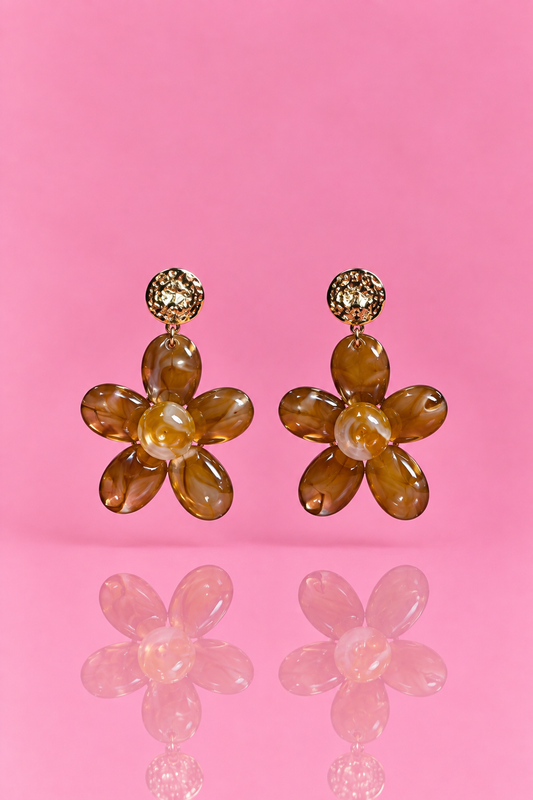 Boucle d'oreille Capucine