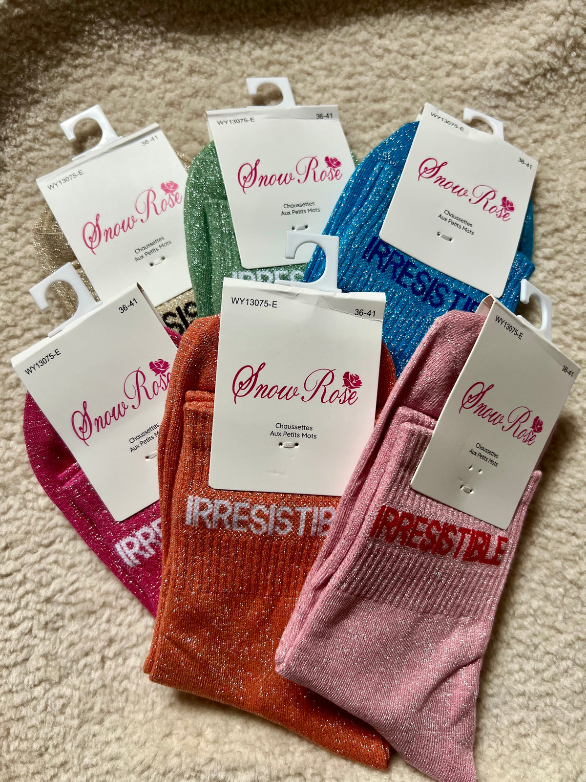 Chaussettes Brillantes "IRRESISTIBLE"