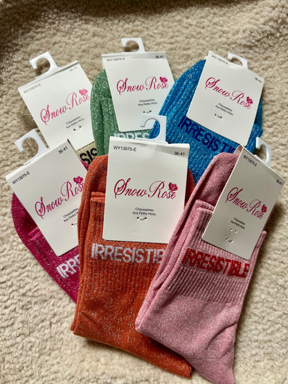 Chaussettes Brillantes "IRRESISTIBLE"