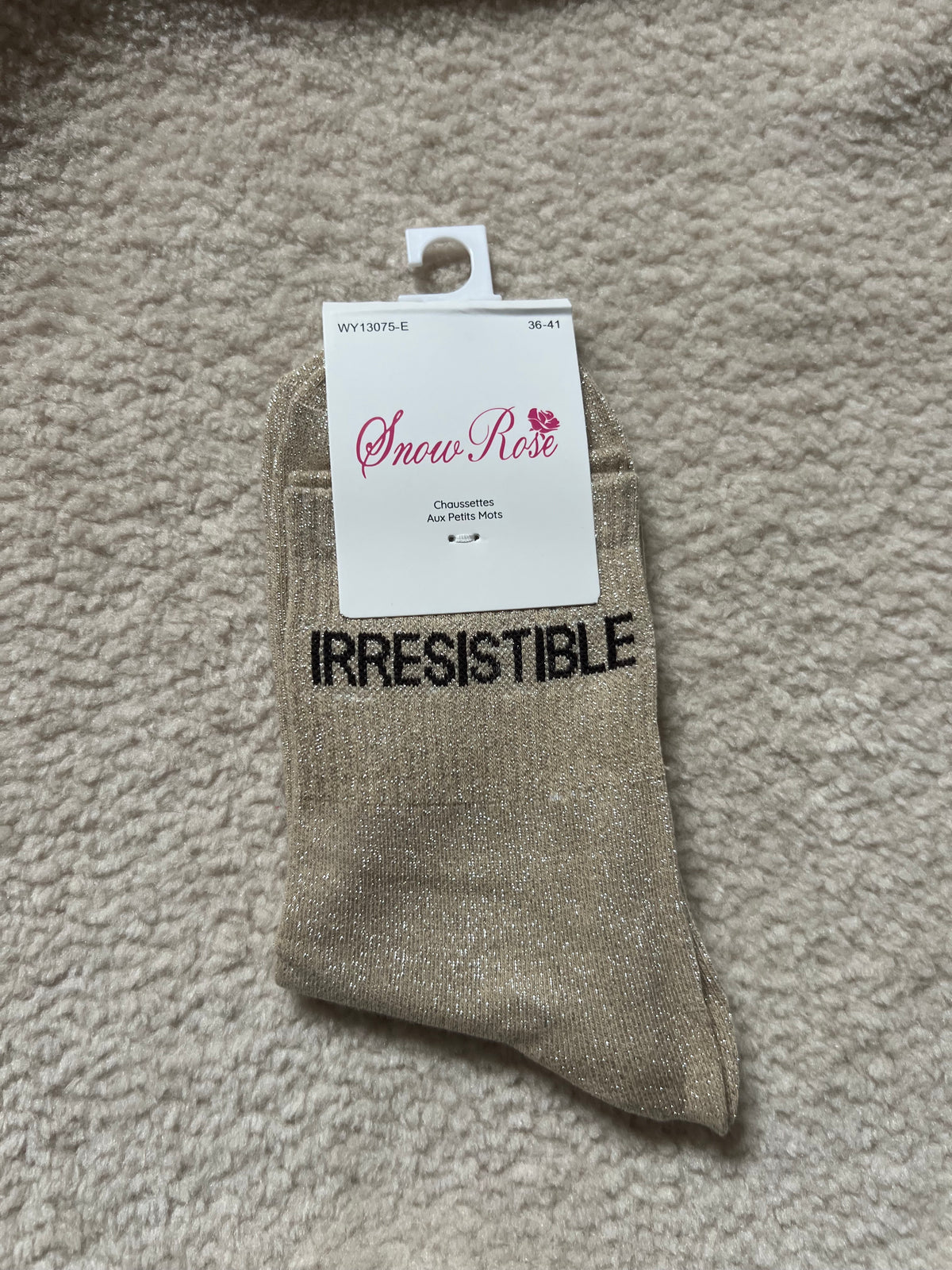 Chaussettes Brillantes "IRRESISTIBLE"
