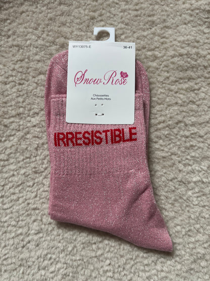 Chaussettes Brillantes "IRRESISTIBLE"