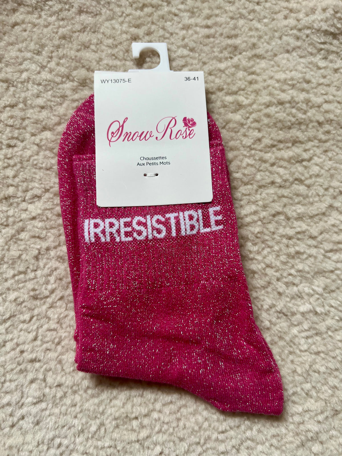 Chaussettes Brillantes "IRRESISTIBLE"