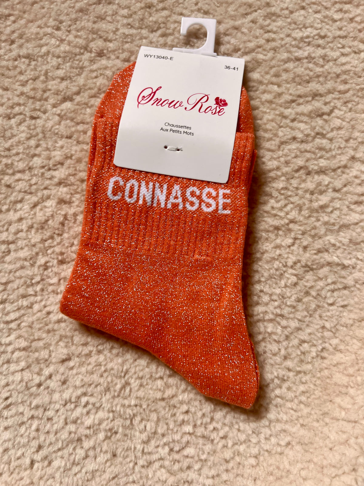 Chaussettes Brillantes "CONNASSE"