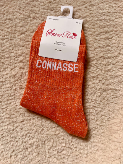 Chaussettes Brillantes "CONNASSE"
