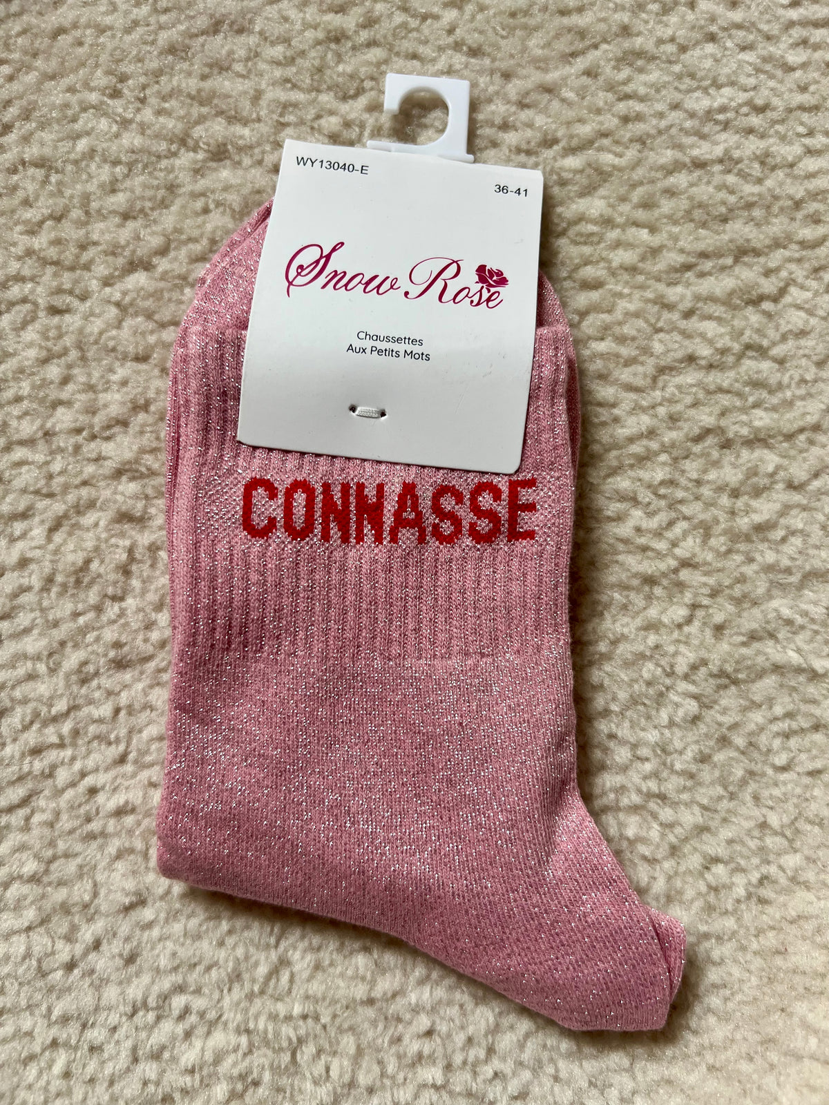 Chaussettes Brillantes "CONNASSE"