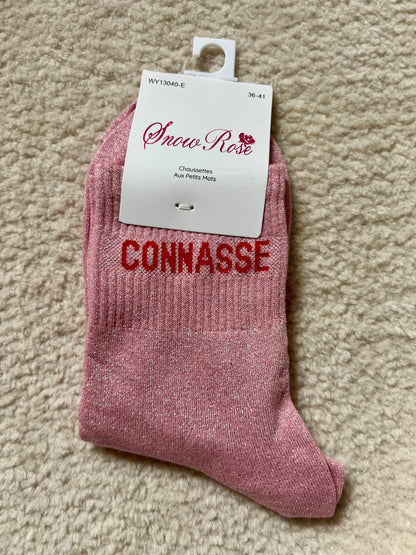 Chaussettes Brillantes "CONNASSE"