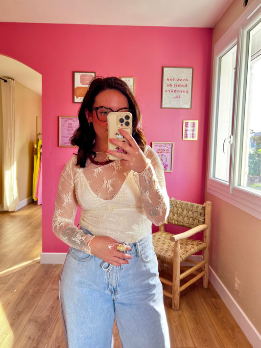 Top en dentelle Lucie