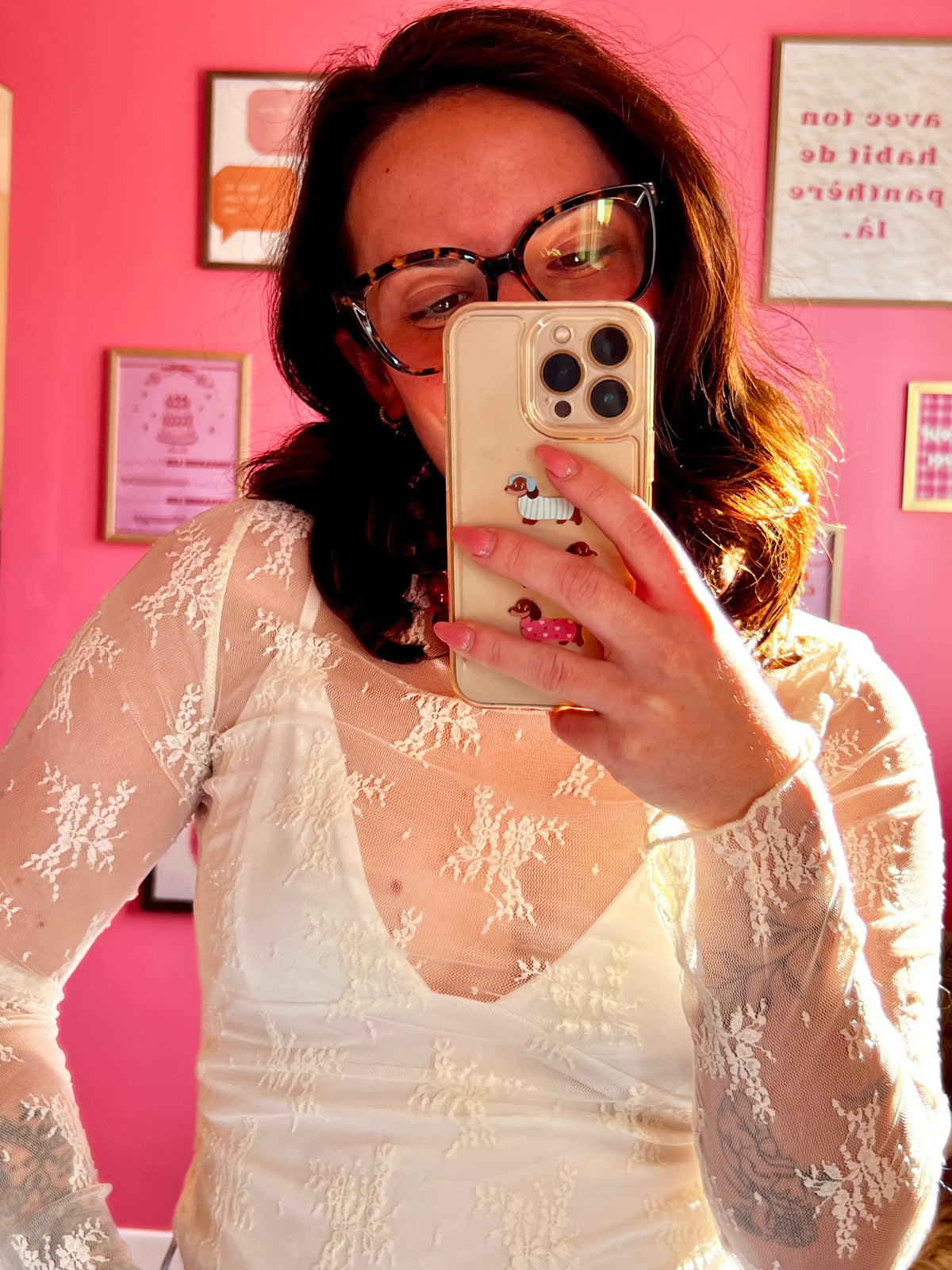 Top en dentelle Lucie